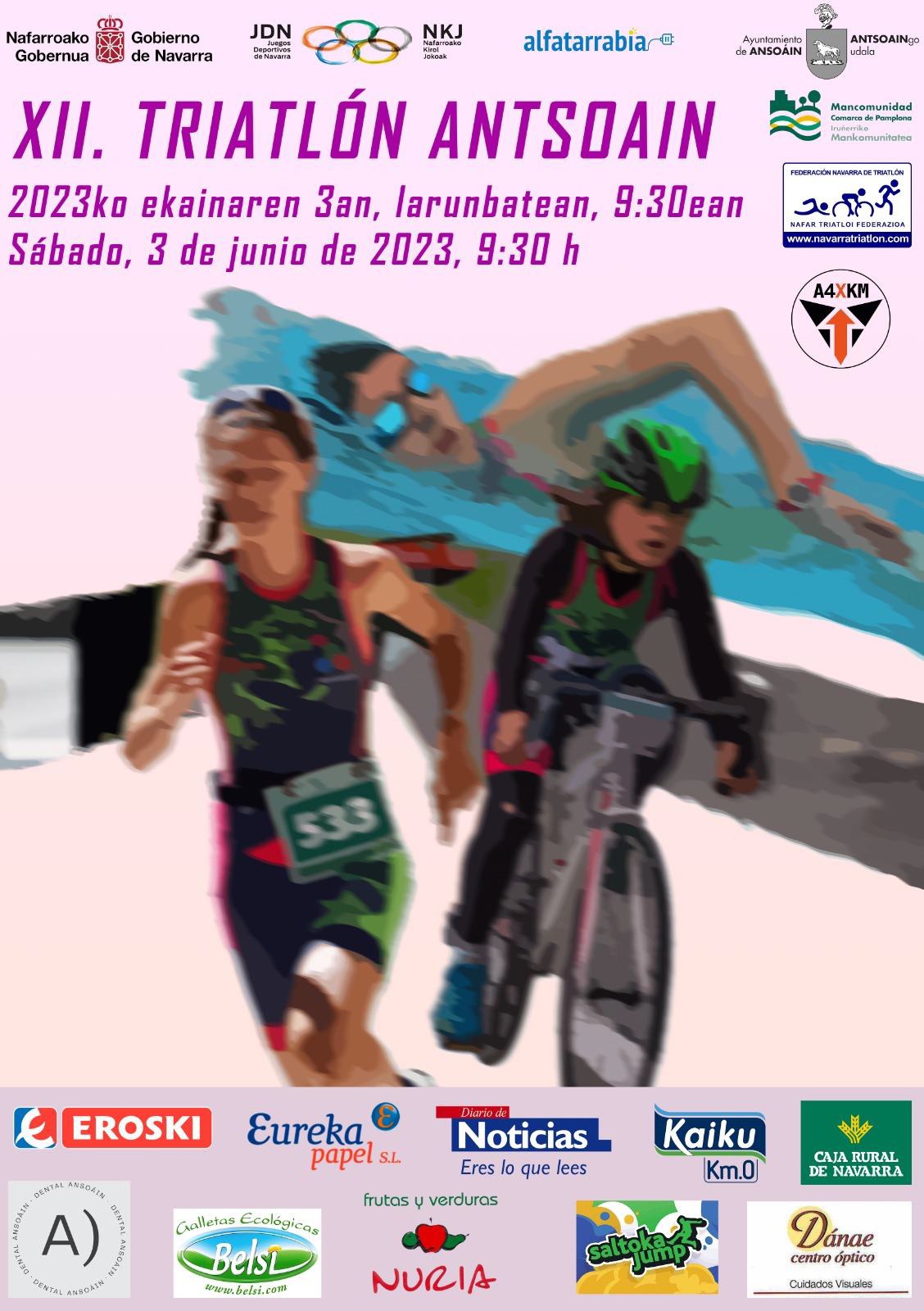 Abiertas inscripciones Triatl&oacute;n Anso&aacute;in JDN